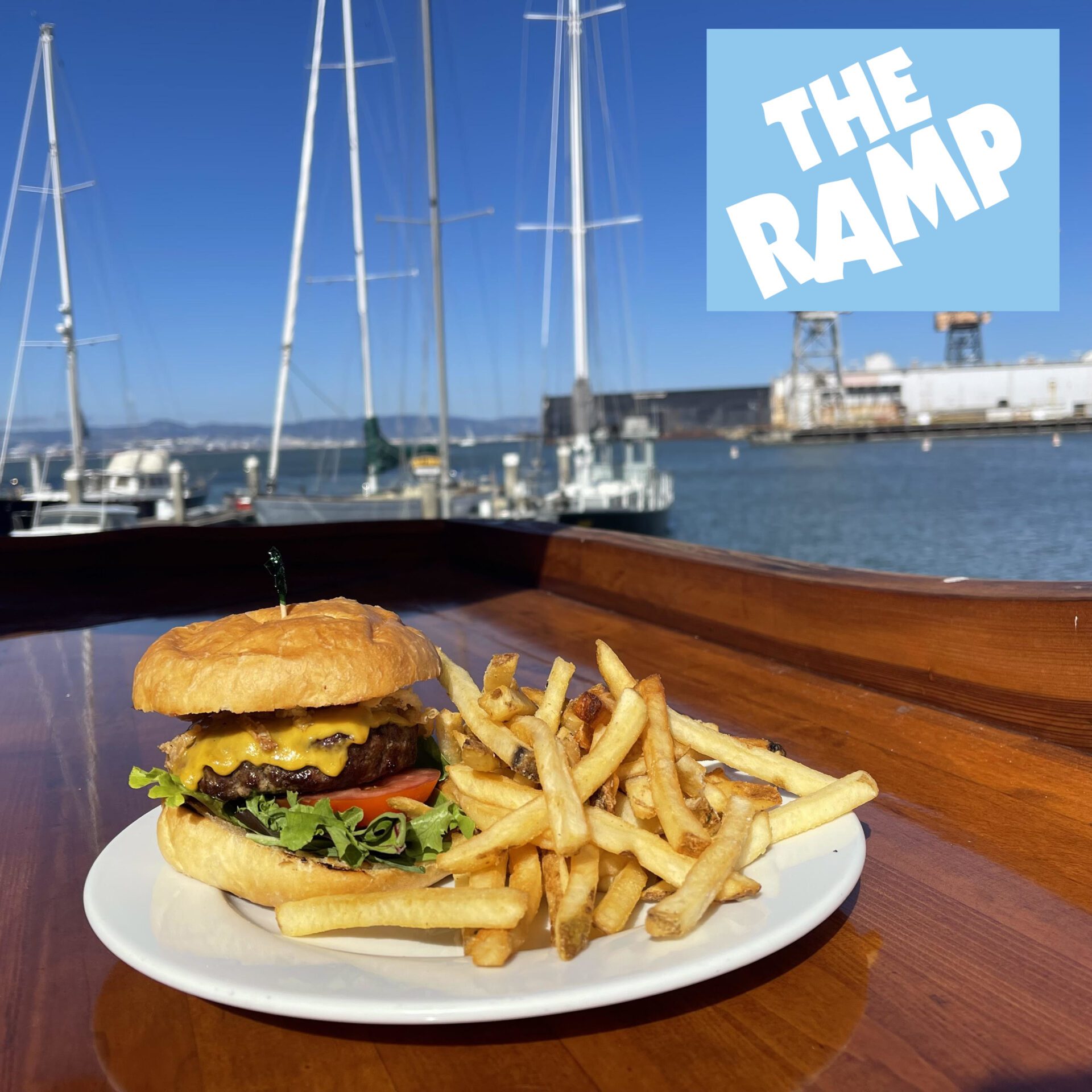 ramp burger on rail